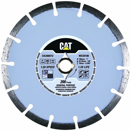 CATERPILLAR 200 Trade General Purpose 7-In Blade 180mm DA30007U